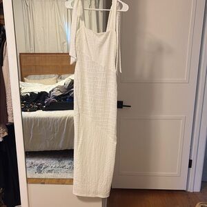 White Midi Dress - Brand New